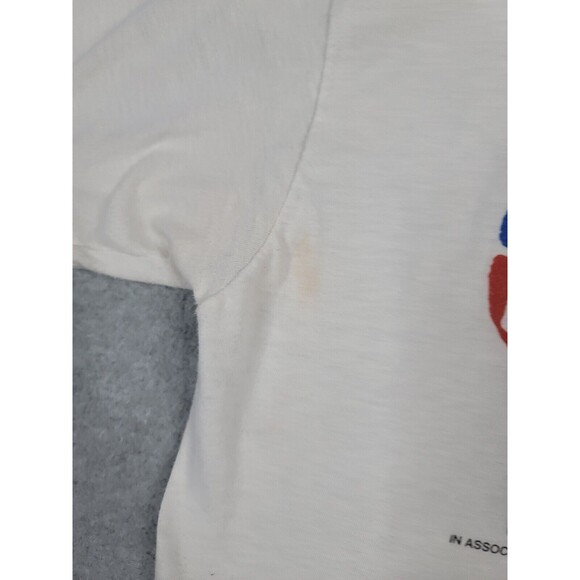 Vintage 1986 Coca-Cola Hands Across America Single Stitch T-Shirt Size Small US - Picture 6 of 9